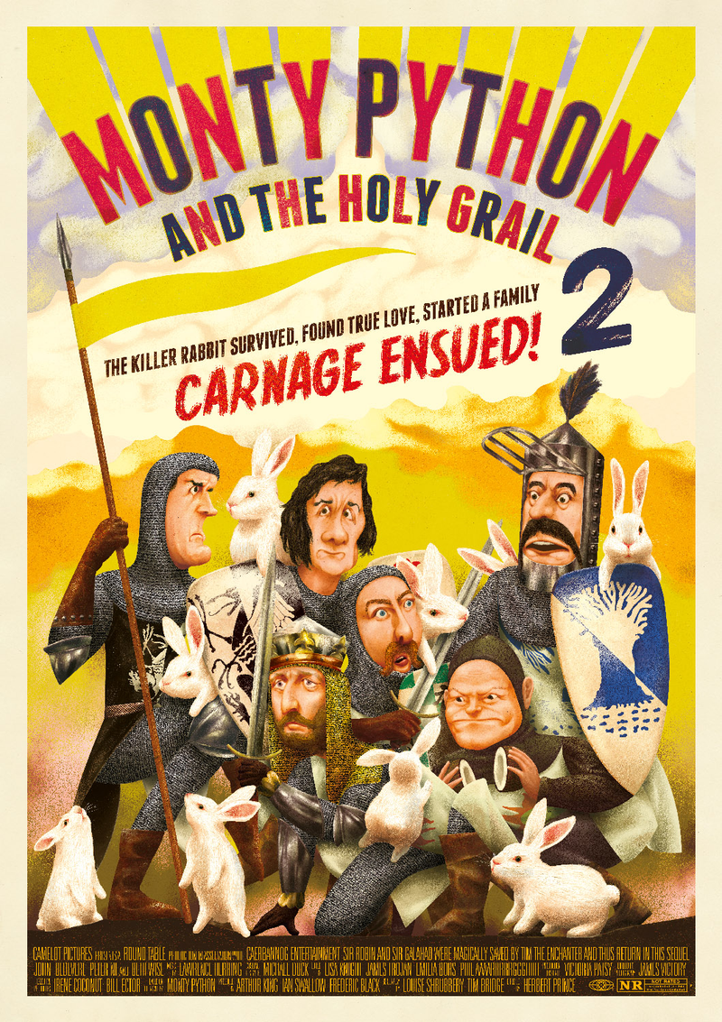 Illustration for article titled Everything ever gets a sequel in these horrifying, wonderful movie posters